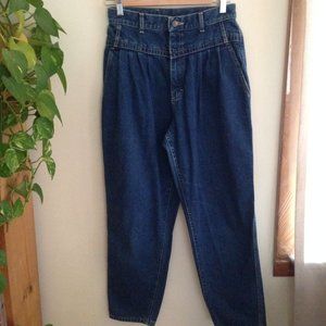 Vintage Lee High Waist Mom Jeans Pleated